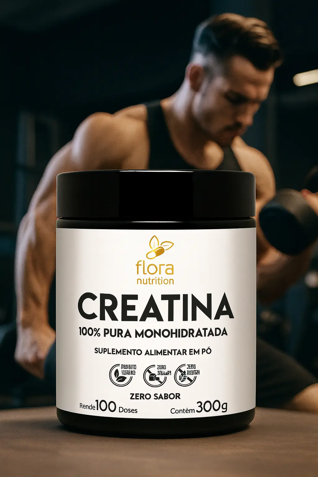 Creatina monohidratada 100% pura - 300g-003